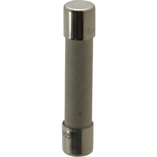 Ferraz Shawmut 250 VAC, 2 Amp, Time Delay Miniature Ceramic Fuse Clip Mount, 1-1/4" OAL, 1/4" Diam GSA2-MSC