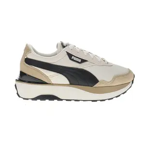 PUMA Womens Cruise Rider Bling Lace Up Sneakers Shoes Casual - Beige