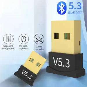 USB C OTG Fast Charge Adapter USB Bluetooth 5.3 Adapter for PC Laptop Computer Wireless Dongle Bluetooth Adapter Support Mouse Keyboard Windows 7/8.1/10/11