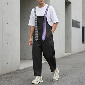 INCERUN Men's Vintage Overalls Artsy Suspender Pants Campus Life Retro Wide Leg Trousers SpringStatements Classic Jumpsuits Overalls