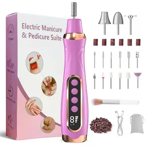 HengYuaoler Cordless Nail Drill – Professional Manicure & Pedicure Kit, 6-Speed Nails File Set for Thick Nails, Toenails & Cuticles, Hand & Foot Care Tool