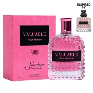 Sandora Fragrances Perfume for Women – Black Currant, Pink Pepper, Bergamot, Jasmine – Warm, Floral, Sensual, Modern – 3.4 fl oz