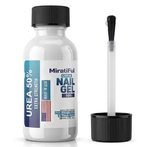 Urea 50% Nail Gel for Thick Toenails & Calluses, Softens & Exfoliates, Quick-Dry Brush Applicator, 1 fl oz