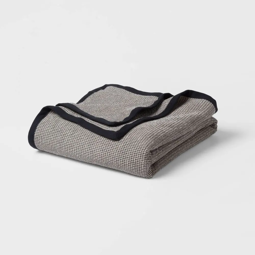 Threshold King+ Micro Waffle Reversible Cotton Coverlet, Children's Bedding Linens, Micro Waffle Cotton