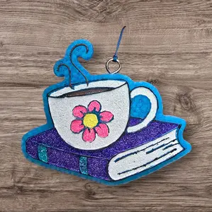 Coffee & Books car freshie