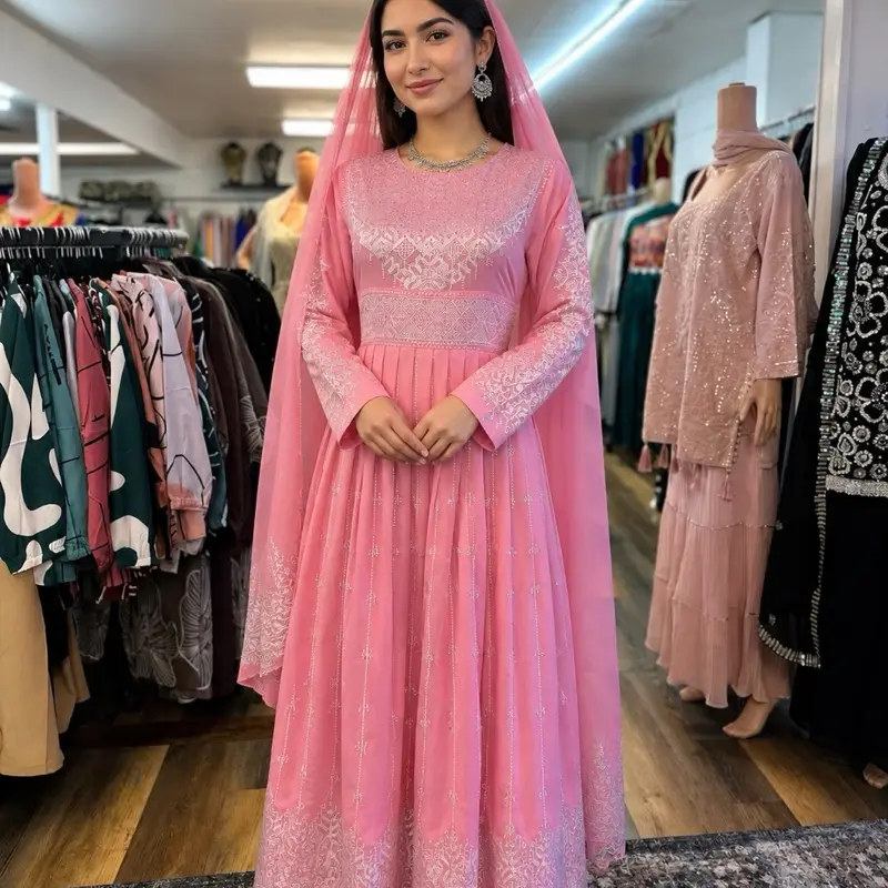 Hazaragi long dress with scarf