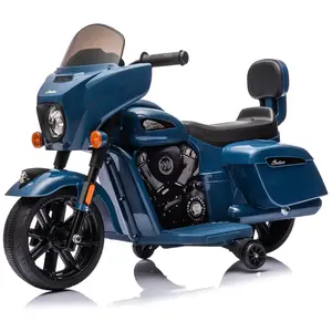 【GARVEE】6V Electric Ride-On Motorcycle for Toddlers Ages 1-3 with Licensed Design, USB and AUX Music Player, Headlight, and Durable Dirt Bike Features for Outdoor Fun