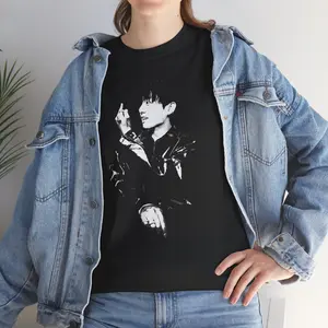 Bad Boy Graphic T-Shirt, Vintage Portrait Print, Retro Aesthetic Tee