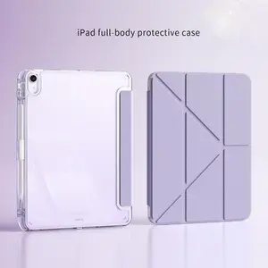 For 2024 2025 iPad Air 6/7 & Pro 11" 13" |   3+Y Foldable Acrylic Case |   Universal for iPad 11th Gen |   Versatile Design