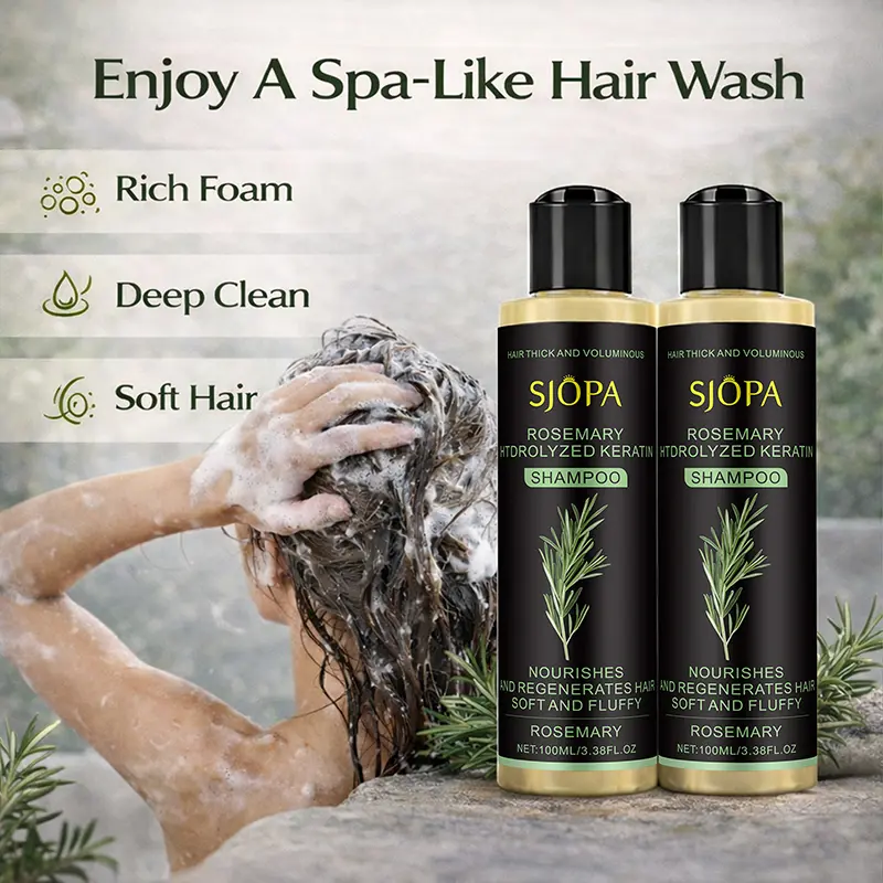 【Class of 2026 Gift for Her】SJOPA Rosemary Shampoo - BoostHair Growth, Control Oil & Dandruff,Soothe Scalp lritation & RestoreShine! Cleanser Conditioner