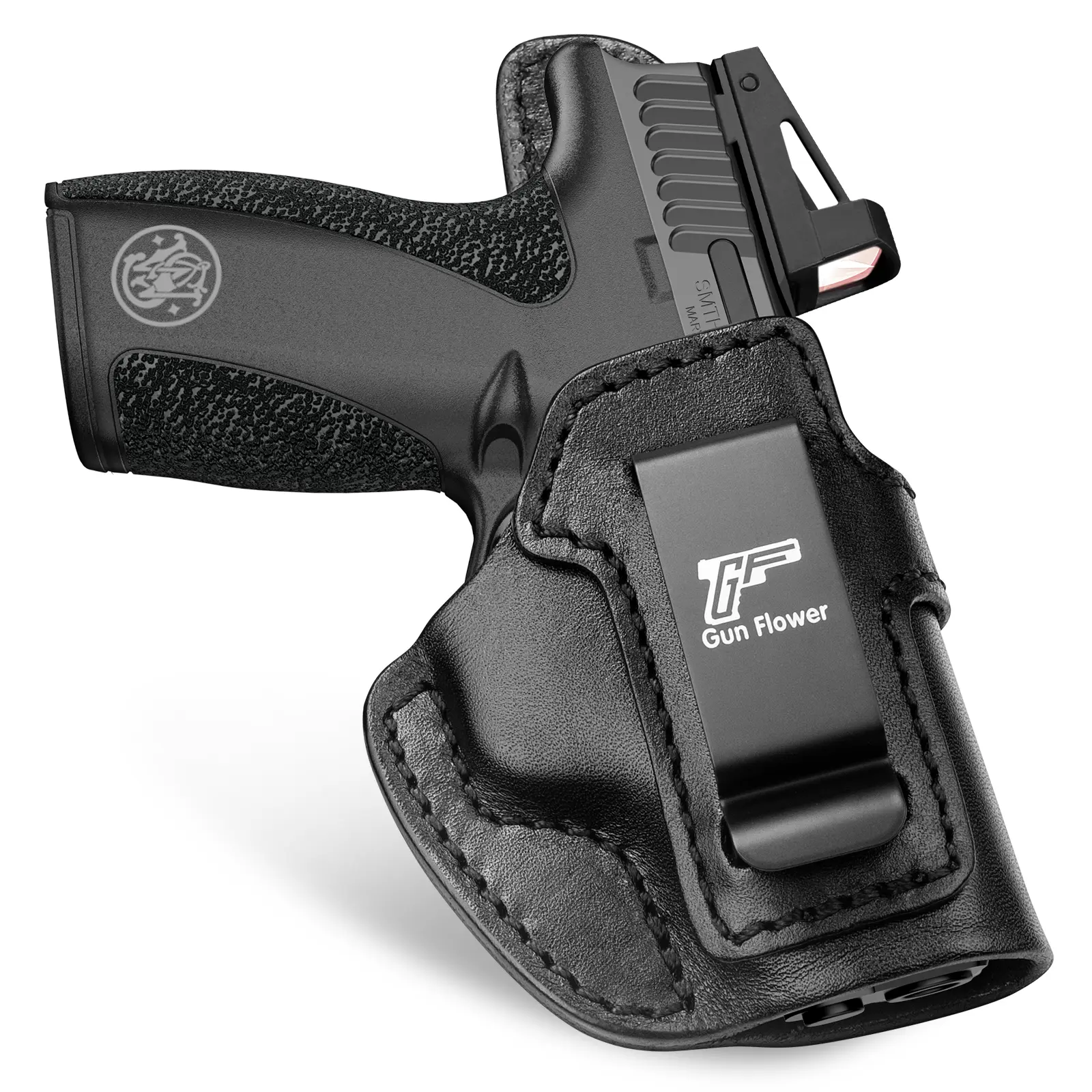 Premium Leather IWB Holster for S&W  Smith & Wesson BG 2.0 TS,BG 2.0 NTS, BODYGUARD@ 2.0 CARRY COMP,  Bodyguard 2.0 THUMB SAFETY, Right-Handed, Fits 1.5"-1.75" Belts, competition,dealsforyoudays