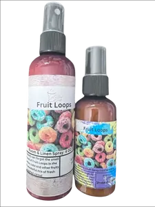 Fruit Scented Room Spray, Home Fragrance Aroma Freshener Bottle, Fruit Loops Scented Room and Linen Spray for Space Revitalization