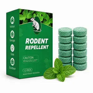 100% Natural Peppermint Oil Mouse & Pest Repellent Balls (12 Pack), Pet Friendly, Safe Rodent Deterrent for Indoor, Outdoor, Home & Garage,