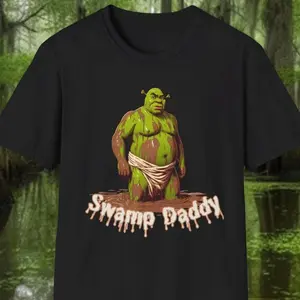 Shrek Swamp Daddy Parody Satire Gag Gift For Friends