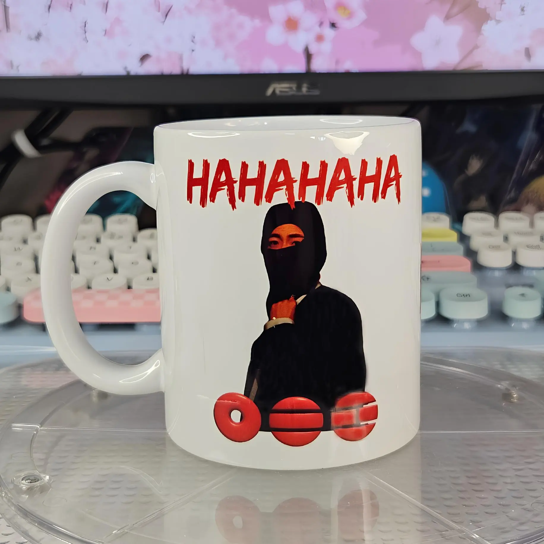 Funny Meme Hooligan Ha Ha Ha Ceramic Mug