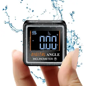 Ultra Small Digital Angle Finder  Level, Rechargeable Angle Cube, Table  Miter Gauge, 4 * 90  Protractor  Inclinometer,  Working Measuring Tool