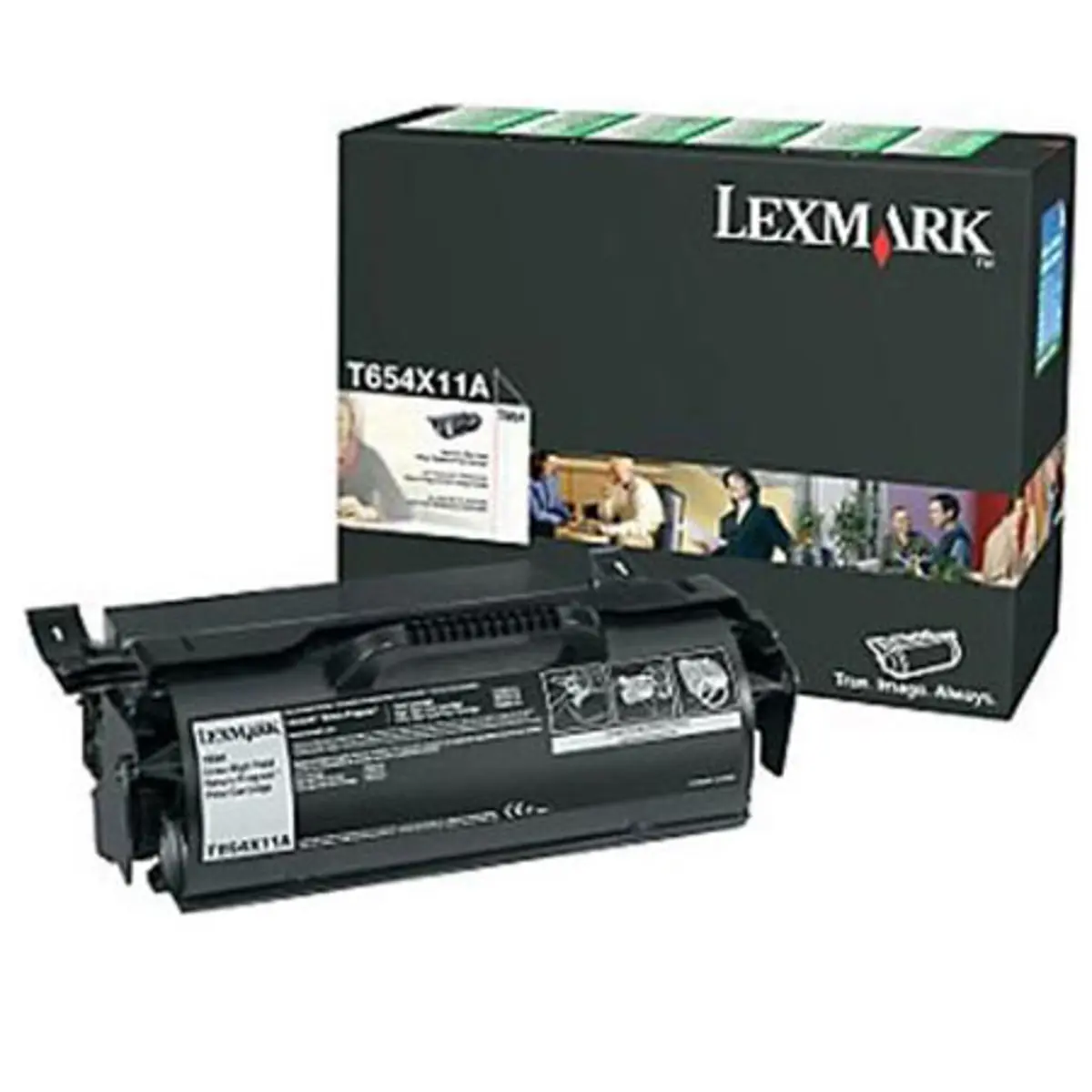 Lexmark T654X11A Black Toner Cartridge for T654 Series Printers, 36000 Pages Yield