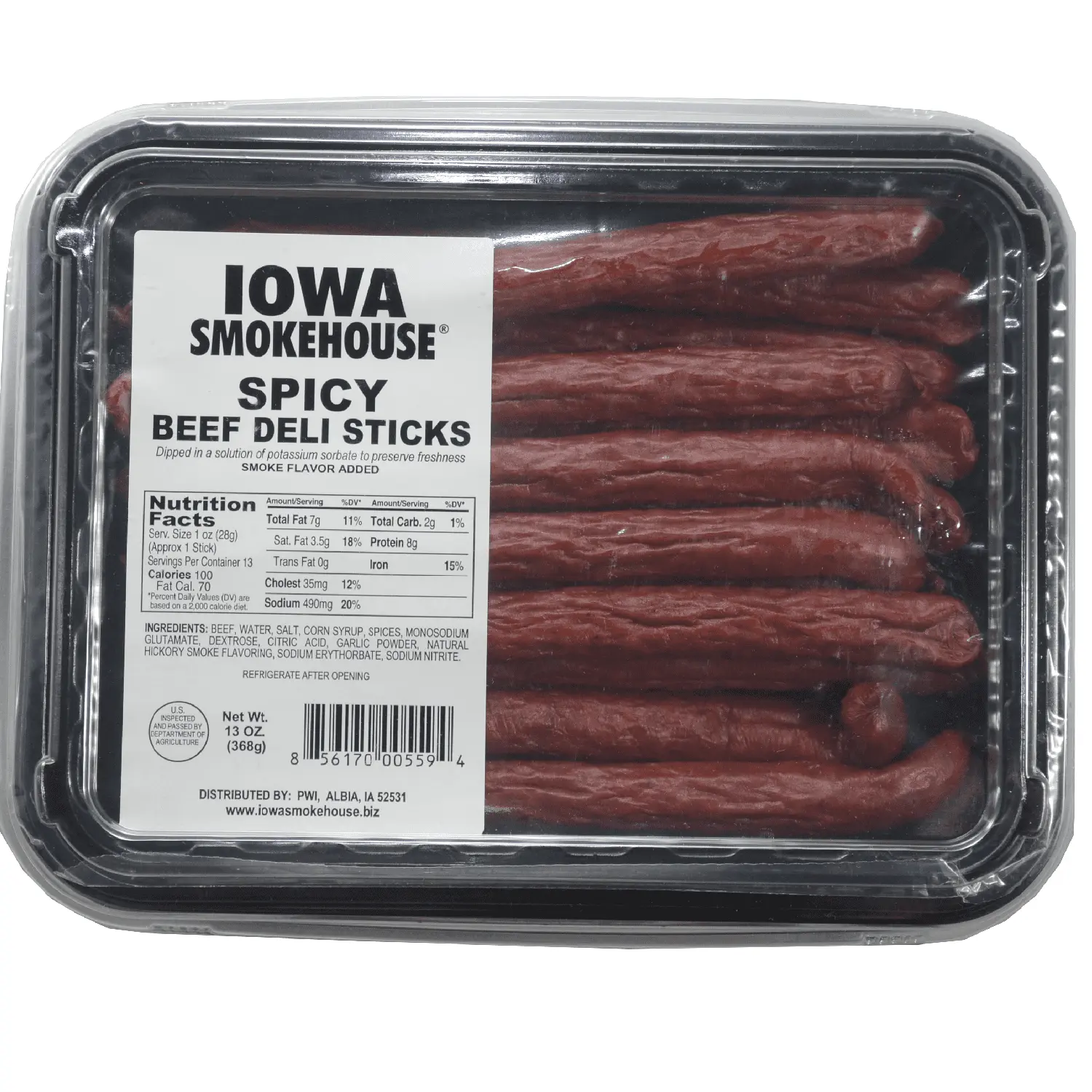 13 oz Beef DELI Sticks Spicy