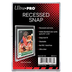 Recessed Snap Card Holder