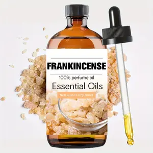120ML Frankincense Stone Essential Aromatherapy Oil, Long-Lasting Scent, Home Use, Nail Hair Skin Care, Massage Diffuser Humidifier, Unisex, Meditation Gift