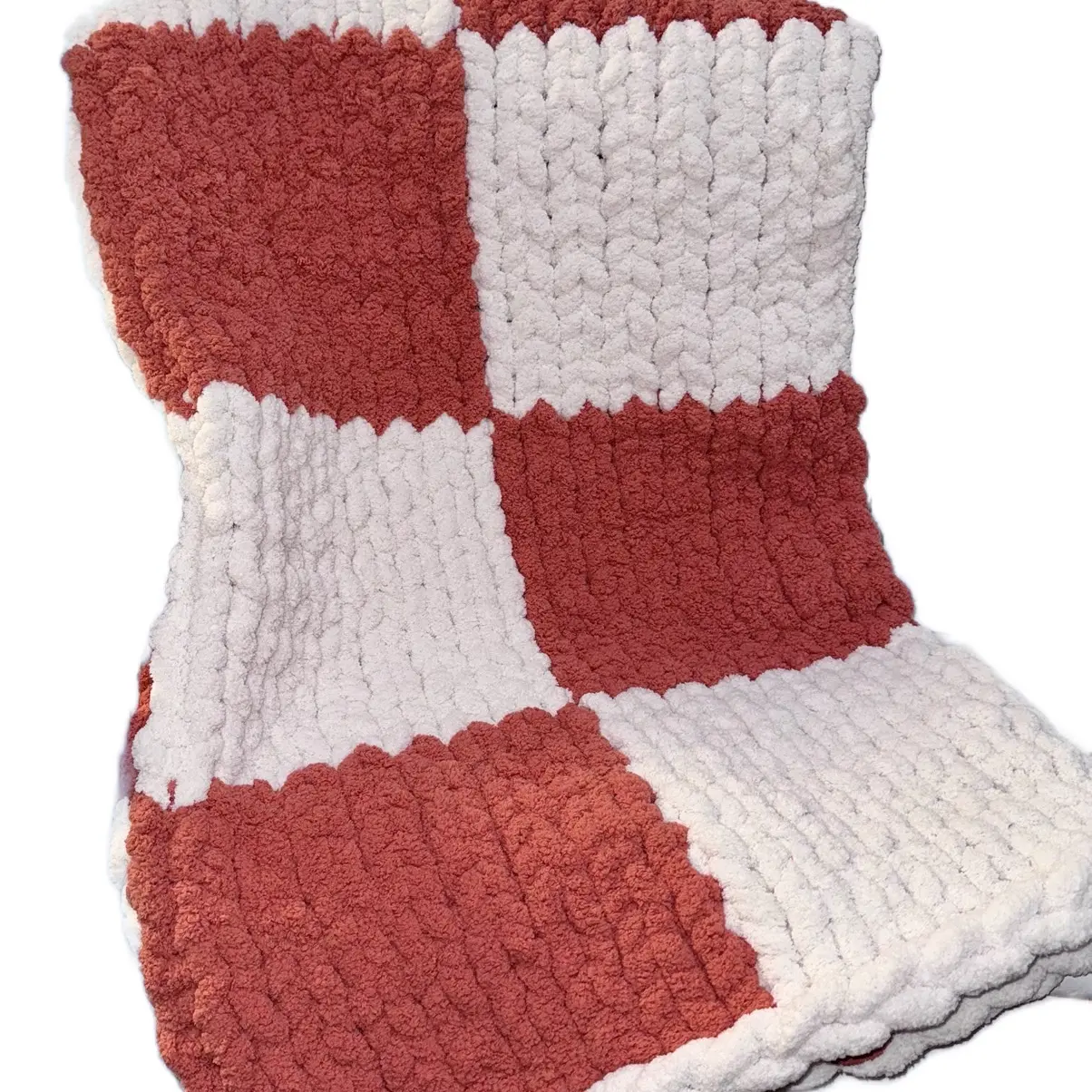 Checkered Chunky Blanket