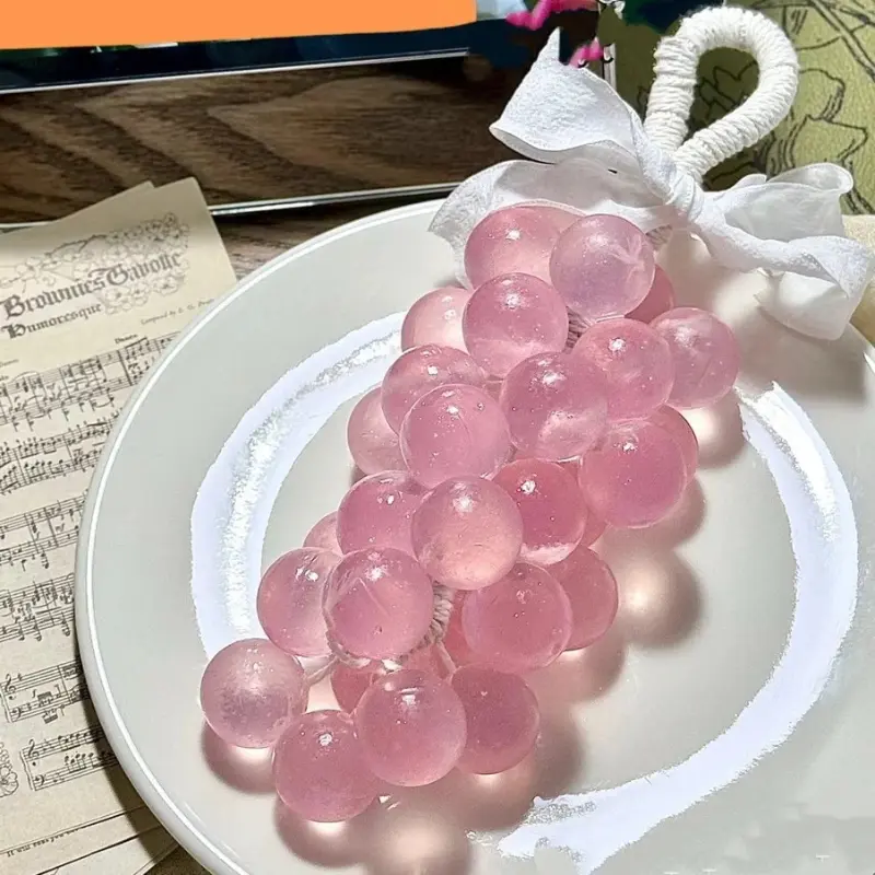 Pink Papaya Fragrant Crystal Grape Soap