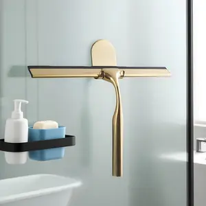 10" Shower Squeegee - Specialised squeegee for post-Christmas and post-Halloween cleaning, suitable for glass doors, bathrooms, windows and vehicles. High-quality shower squeegee with hook for shower doors.