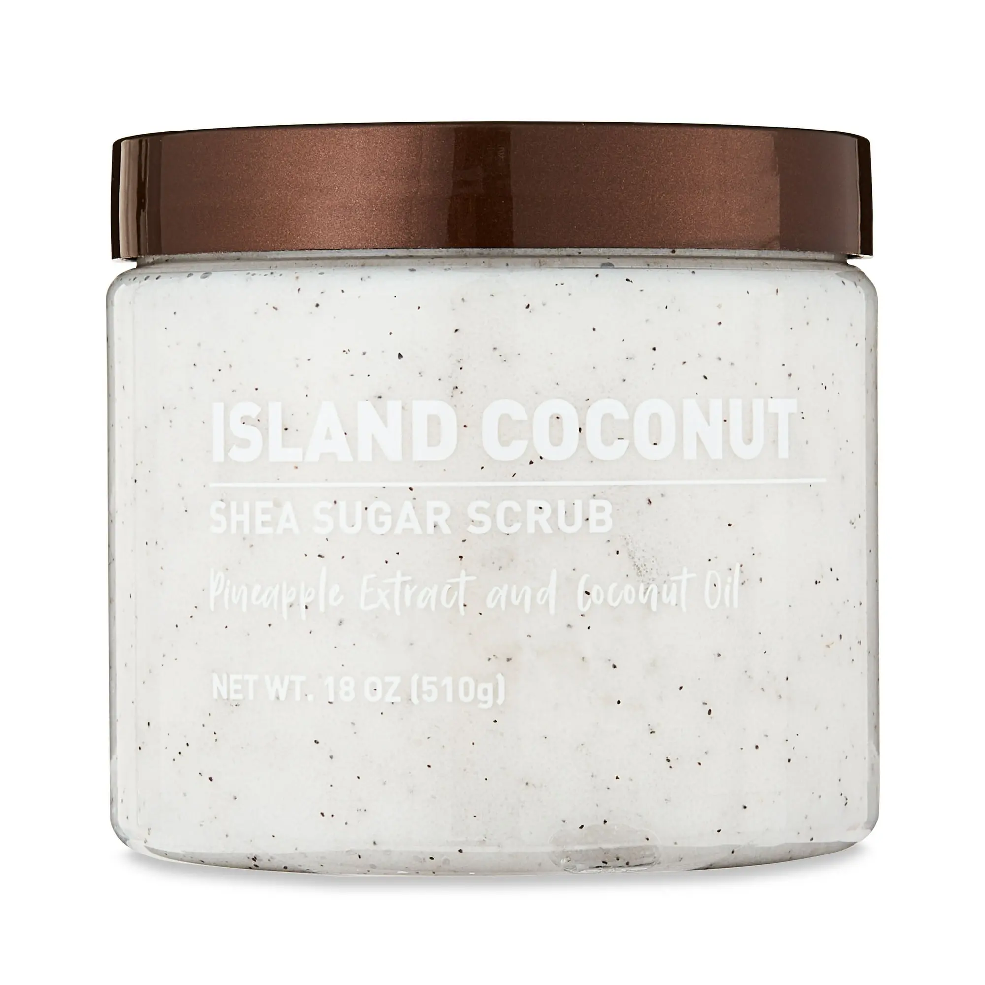 Equate Shea Sugar Scrub in Island Coconut 18 oz – Gently Exfoliates and Moisturizes for Softer, Healthier-Looking Skin Body Care Exfoliant