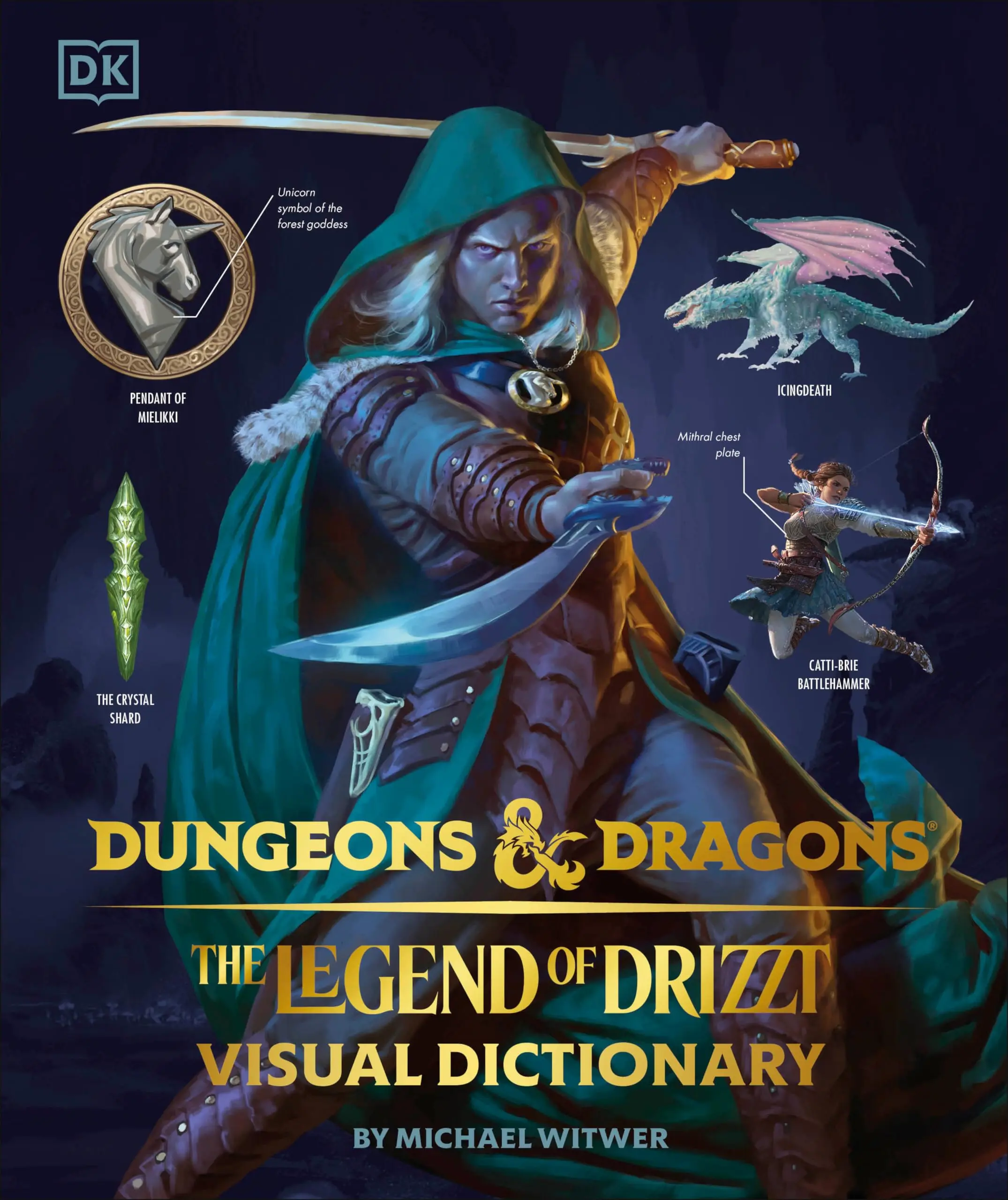 Dungeons and Dragons the Legend of Drizzt Visual Dictionary -- Michael Witwer - Hardcover