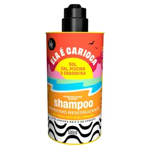 Lola From Rio Ela E Carioca Shampoo For All Hair Types, Gently Cleanses, For Stronger, healthier Hair, Protection Against sun, Hard Waters, Sweat, Vegan, Cruelty-Free, Paraben Free, Sulfate Free 17.64 Fl oZ