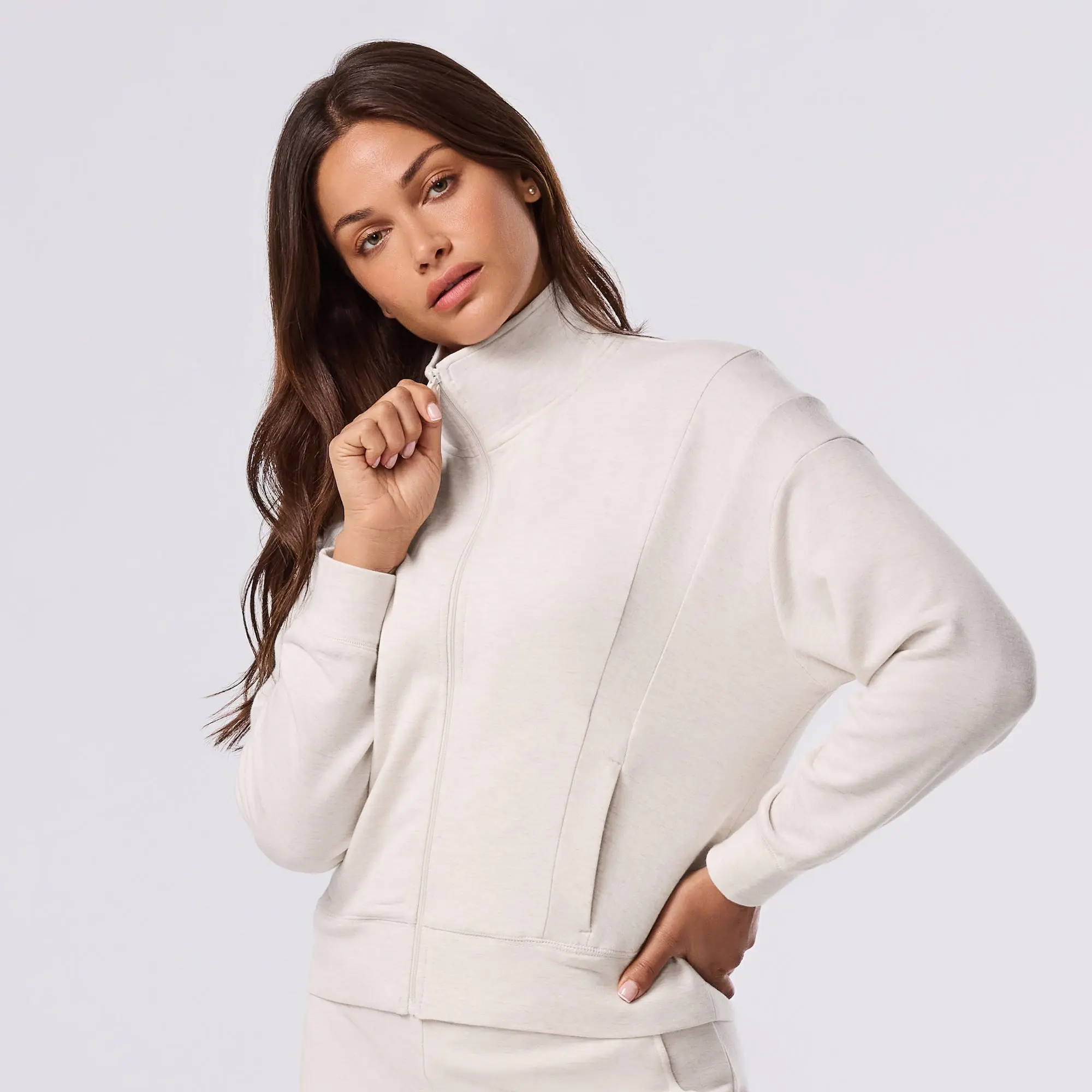 TaviLuxe® Cozy Paneled Full Zip