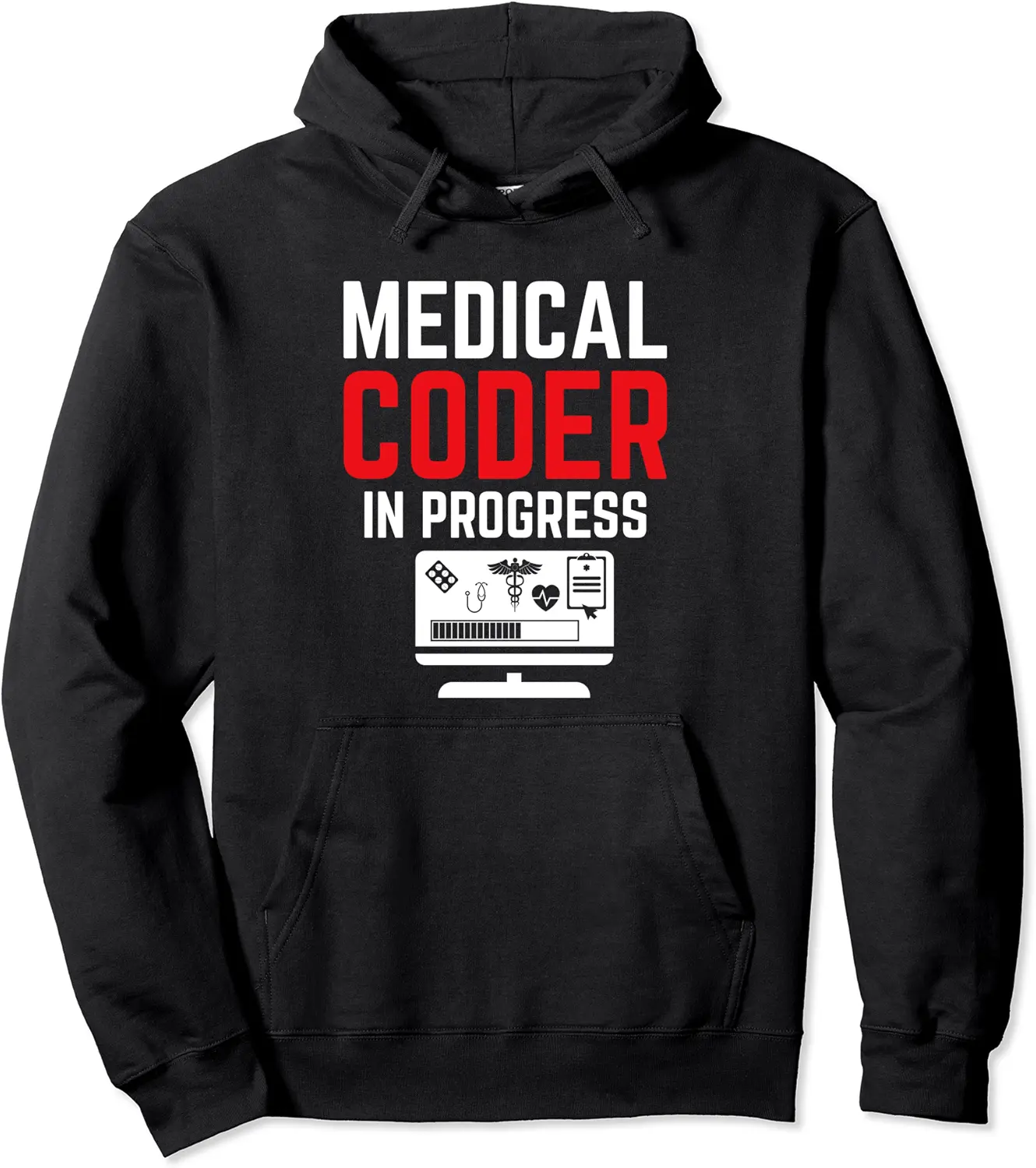 Medical Coder - Medical School Student Soon To Be Coder Crew Pullover Hoodie - Emmacole Shop 50B0B4T6GHL6