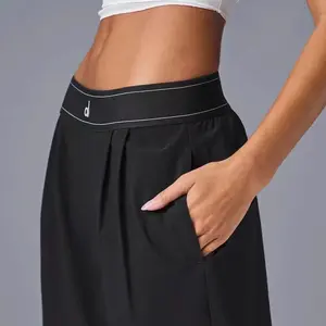 Women's High Waisted  Suit Pants Straight Leg Wide Leg Sports Trouser Casual Outdoor Comfortable Loose Fit  Pants for Workout Gym Daily Wear Stylish Stretchable All Season  Suit Bottoms Yoga