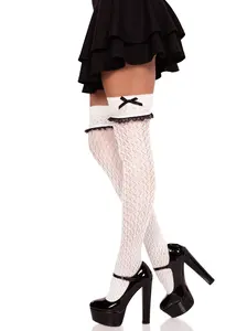 Sofia Crocheted Knee Socks