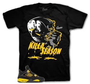Shirt To Match Jordan 4 Thunder Tour Yellow Shoes - Killa Season Tees