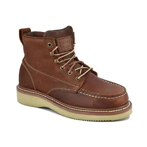Work Zone Mens 6" Lace Up Soft Toe Work Boot