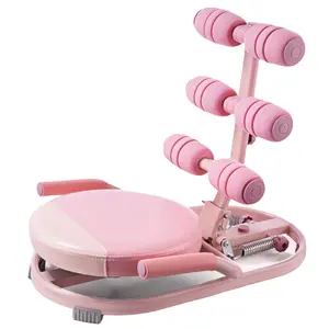 Ab Machine/Ab Workout Equipment, Spring Design,Leg Lift/waist Twist, Silent Anti-slip Base, Essential for Home Gym sport Foldable workout machine folding