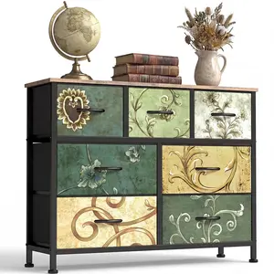 CONCETTA 7-Drawer Fabric Dresser Storage Chest for Bedroom, Closet, Storage Furniture for Adults