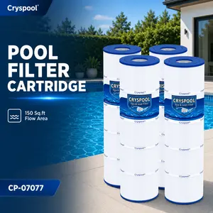 Cryspool 07077, 105sq.Ft Pool Filter Cartridges, 4 Pack, Compatible with CCP420, Clean and Clear Plus 420, R173576, PCC105-PAK4570-0425-07, C-7471, 178584, FC-6470, 817-0106