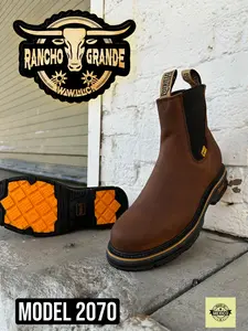 Oil and Slip Resistant Mens Work Boots  / Botin de Trabajo para Hombre con Suela Resistente a Resbalones