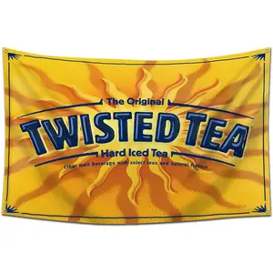 Twisted Flag 3X5 Ft With Four Brass Grommets Funny Flag Decoration Merchandise for College Bedroom Room Dorm Wall Party Poster Tapestry Gift Floral Designs
