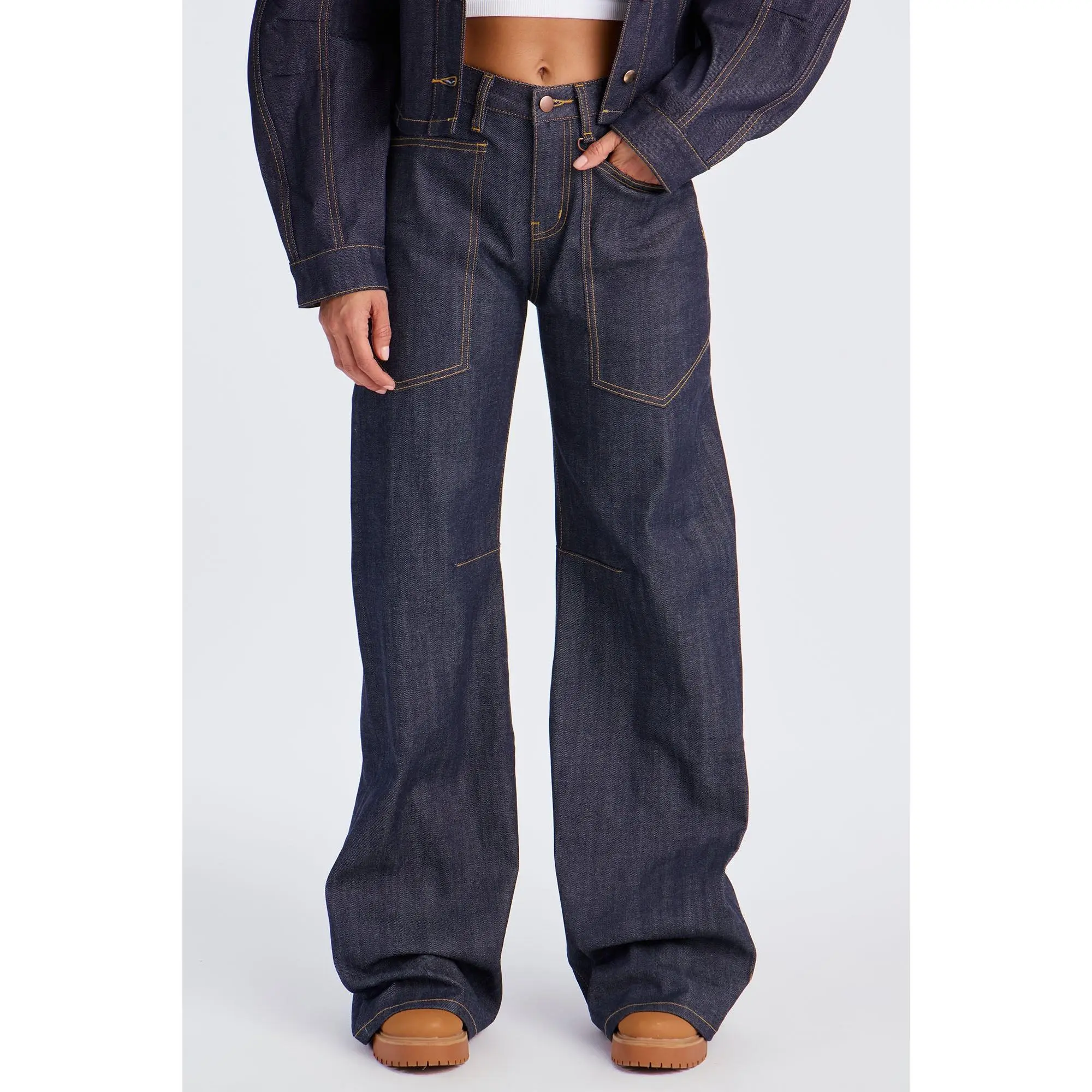 Premium Selvedge Jeans - Dark Denim Premium Selvedge Jeans - Dark Denim
