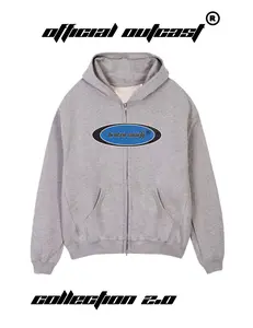 Broken Society Zip Up Hoodie