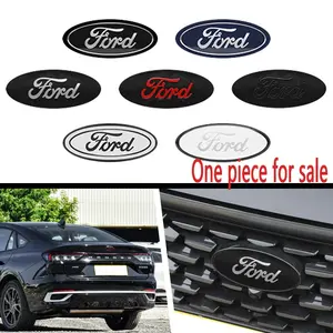 Ford Car Emblem High-Quality Premium Chrome Finish Waterproof Scratch Resistant Easy Installation Fits Ford Fiesta Focus Mondeo Edge Bronco Mustang F150 Gt Transit Explorer Raptor Car Decals
