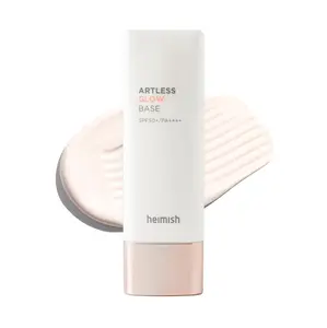 【HEIMISH】 Artless Glow Base SPF 50+ PA++++ (1.4 Fl. Oz / 40ml) | Makeup Moisturizer, Sunscreen to Makeup Base | Cruelty-free, All-In-One Primer Pearl Springtok Cream