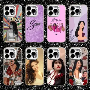 Singer Selena Quintanilla Phone Case Compatible with iPhone 17 Pro Max Air,16, 15, 14, 13, 12, 11 Pro Max, X, XR, XS Max, 16E,17E & Samsung Galaxy S26 S25 S24 S23 S22 S21 FE Ultra Plus White Candy Matte Shockproof Cover