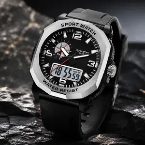 Men's Waterproof Digital Sports Watch | Shockproof Rugged Tactical Wristwatch with Luminous LED Backlight | Multi-Function Alarm Clock & Stopwatch | Durable Outdoor Electronic Watch | Perfect Gift for Men's Active Lifestyles