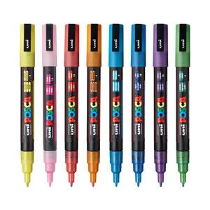 uni® POSCA® PC-3ML,  Water-Based Paint Markers (8 Pack)