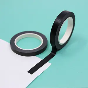 07mm Solid Thin Black Washi