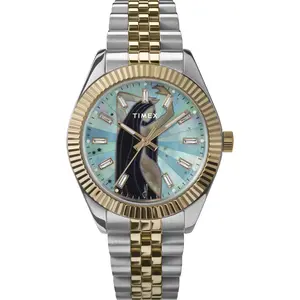 Timex x Jacquie Aiche Legacy Musings Watch Blue Mother of Pearl